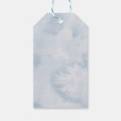 青素朴気球ありがとう赤ちゃんシャワー ギフトタグ (裏面)