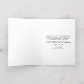 青素朴水牛のプレイドメリークリスマスフォト 箔シーズンカード (内側レイダウン)