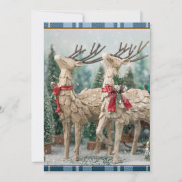 青素朴水牛のプレイド水の色トナカイ シーズンカード