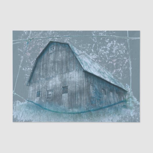 青素朴灰色テクス動揺してチャヴィンテージ庫 薄葉紙 (正面)