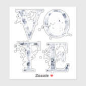 青素朴票 シール (シート)