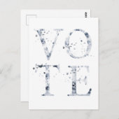 青素朴票 ポストカード (正面/裏面)