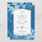 青素朴紅葉、秋 招待状 (正面/裏面)