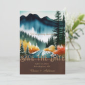 青素朴緑と黄色の水彩林 セーブザデート (スタンド正面)