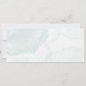 青素朴花カスタマイズブライダルシャワー 招待状 (裏面)