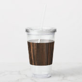 青素朴蝶アクリルパーソナライズされたタンブラー アクリルタンブラー (裏面)