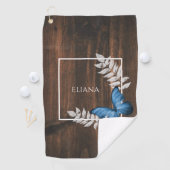 青素朴蝶ゴルフタオル ゴルフタオル (インサイチュ)