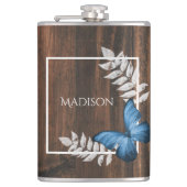 青素朴蝶フラスコ フラスク (正面)