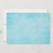 青素朴鳥ブライダルシャワー招待状 招待状 (裏面)