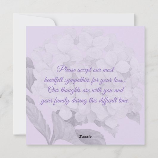 青紫あじさぎの同情カード シーズンカード (裏面)