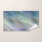 青紫と緑の抽象芸術 バスタオルセット (ハンドタオル)