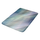青紫と緑の抽象芸術 バスマット (アングル)