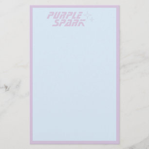 青紫のスモールビジネス 便箋