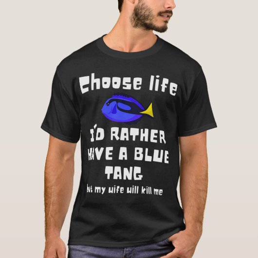 青紫のベタ Tシャツ (正面)