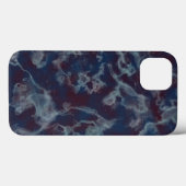 青紫の大理石 Case-Mate iPhoneケース (裏面 (横))