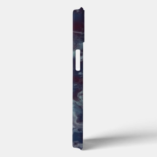 青紫の大理石 Case-Mate iPhoneケース (裏面 / 右)