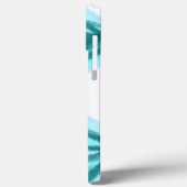 青紫の花の水彩名前テキスト入り Case-Mate iPhoneケース (裏面 / 左)