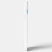 青紫の花の水彩名前テキスト入り Case-Mate iPhoneケース (裏面 / 右)