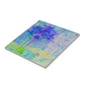 青紫の花 タイル (側面)