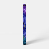 青紫の虹彩水彩 SAMSUNG GALAXYケース (左側面)