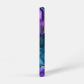 青紫の虹彩水彩 SAMSUNG GALAXYケース (右側面)