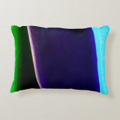 青紫グリーン色枕 アクセントクッション (裏面)