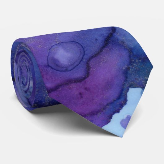青紫色のネクタイ ネクタイ (ロール)