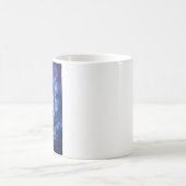 青紫色のワームホール コーヒーマグカップ (中央)