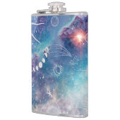 青紫色の天柄 フラスク (左)