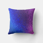 青紫色の枕の色合い クッション (裏面)