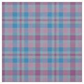 青紫色の格子模様 ファブリック (見本)