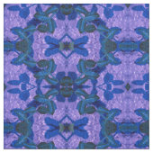 青紫色の歩道の植物 ファブリック (見本)