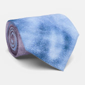 青紫色の白い抽象芸術雲が煙 ネクタイ (ロール)