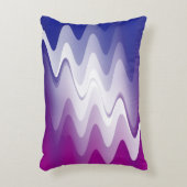 青紫色の白 アクセントクッション (正面(垂直))