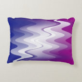 青紫色の白 アクセントクッション (裏面)