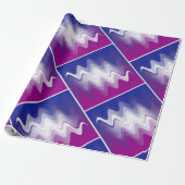 青紫色の白 ラッピングペーパー (アンロールド)