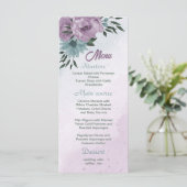 青紫色の花の植物性結婚植物 メニュー (スタンド正面)