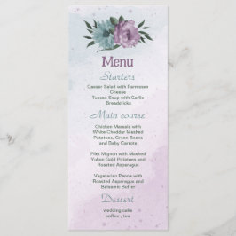 青紫色の花の植物性結婚植物 メニュー