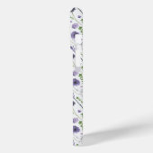 青紫色の花柄 Case-Mate iPhoneケース (裏面 / 左)