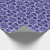 青紫色ラッピングエレガント紙 ラッピングペーパー (角)