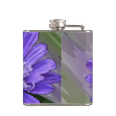 青紫色花 フラスク (裏面)