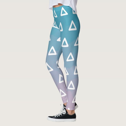 青紫色 レギンス (左)