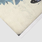 青紫陽花と青蝶エペソ 薄葉紙 (詳細)