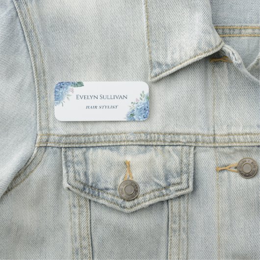 青紫陽花の名前タグ 名札 (インサイチュ)