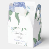 青紫陽花の植物性ベビーシャワー フェイバーボックス (オープン)