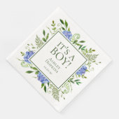 青紫陽花の男の子ベイビーシャワー (コーナー)