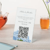 青紫陽花チャリティー募金サイン 台座サイン (インサイチュ)