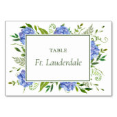 青紫陽花婚約パーティ表名 テーブルナンバー (裏面)