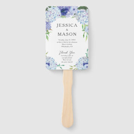 青紫陽花結婚の扇風機 ハンドファン