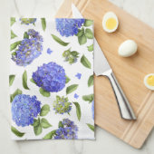 青紫陽花 キッチンタオル (四つ折り)